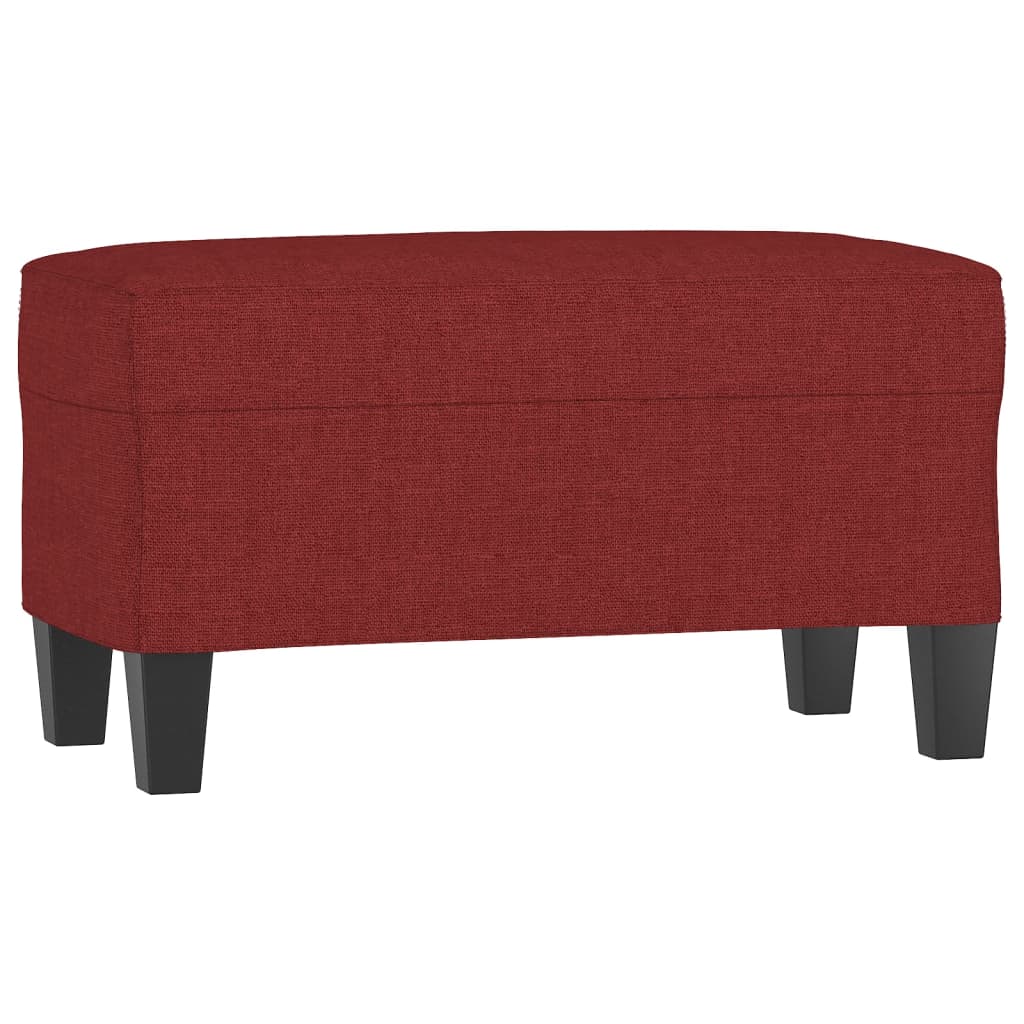 Bankje 70x35x41 cm stof wijnrood is nu te koop bij PeponiXL, paradijselijk wonen!