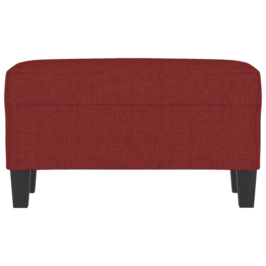 Bankje 70x35x41 cm stof wijnrood is nu te koop bij PeponiXL, paradijselijk wonen!