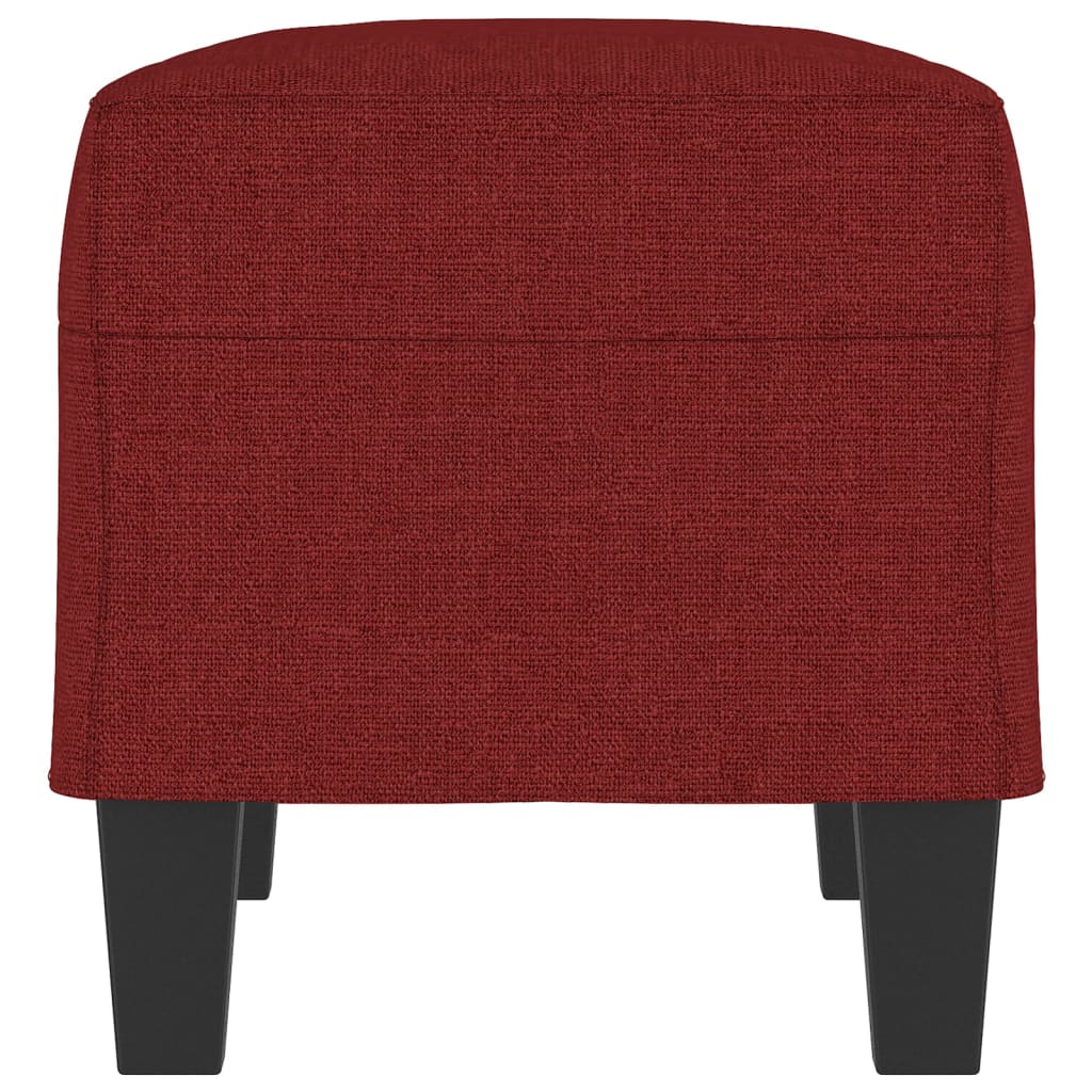 Bankje 70x35x41 cm stof wijnrood is nu te koop bij PeponiXL, paradijselijk wonen!
