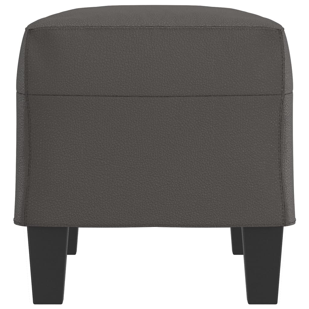 Bankje 70x35x41 cm kunstleer grijs is nu te koop bij PeponiXL, paradijselijk wonen!