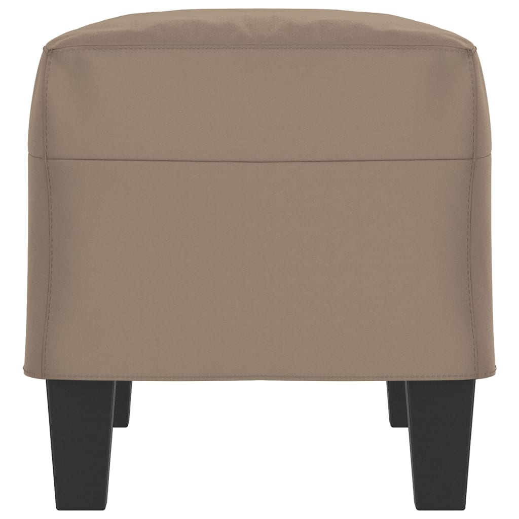 Bankje 70x35x41 cm microvezelstof taupe is nu te koop bij PeponiXL, paradijselijk wonen!