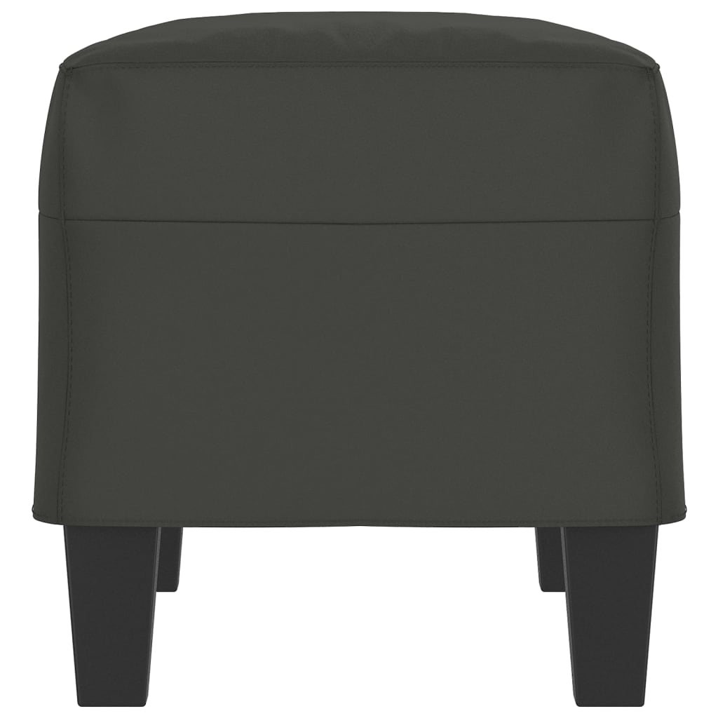 Bankje 70x35x41 cm microvezelstof donkergrijs is nu te koop bij PeponiXL, paradijselijk wonen!