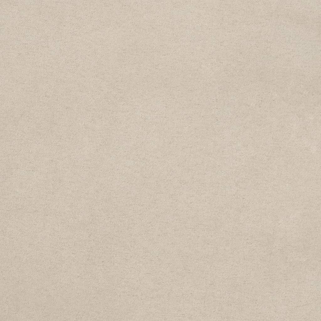 Bankje 70x35x41 cm microvezelstof crème is nu te koop bij PeponiXL, paradijselijk wonen!