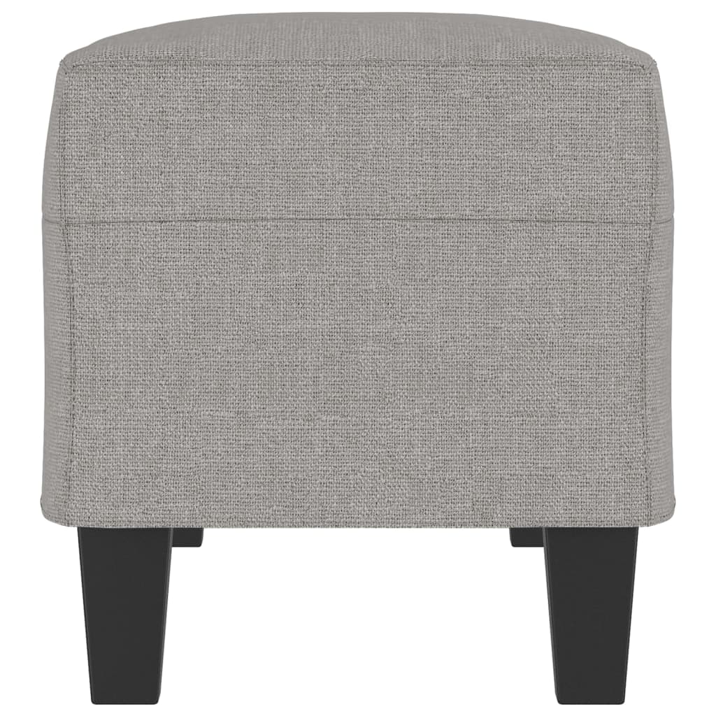 Bankje 100x35x41 cm stof lichtgrijs is nu te koop bij PeponiXL, paradijselijk wonen!
