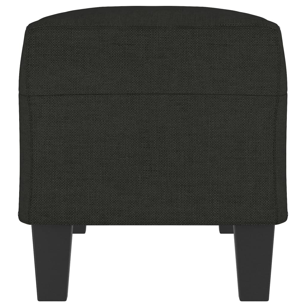 Bankje 100x35x41 cm stof zwart is nu te koop bij PeponiXL, paradijselijk wonen!