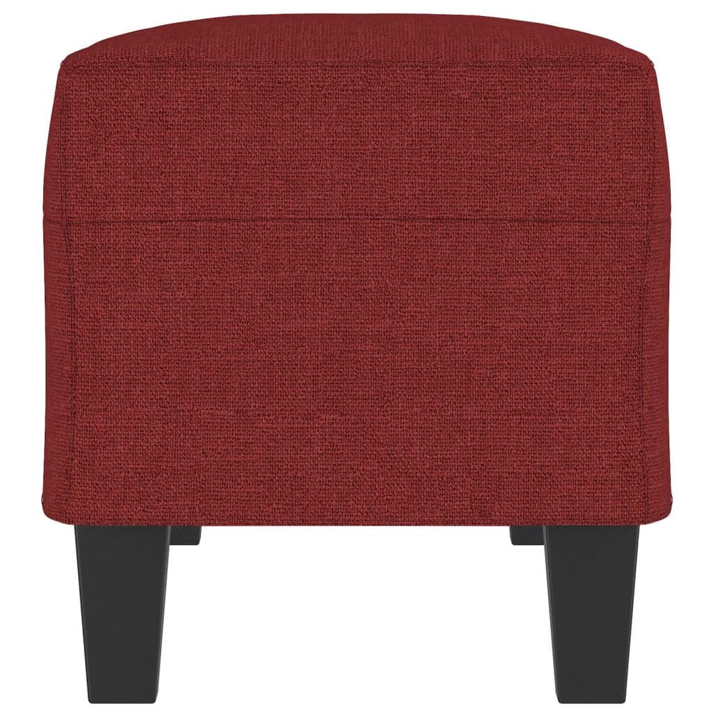 Bankje 100x35x41 cm stof wijnrood is nu te koop bij PeponiXL, paradijselijk wonen!