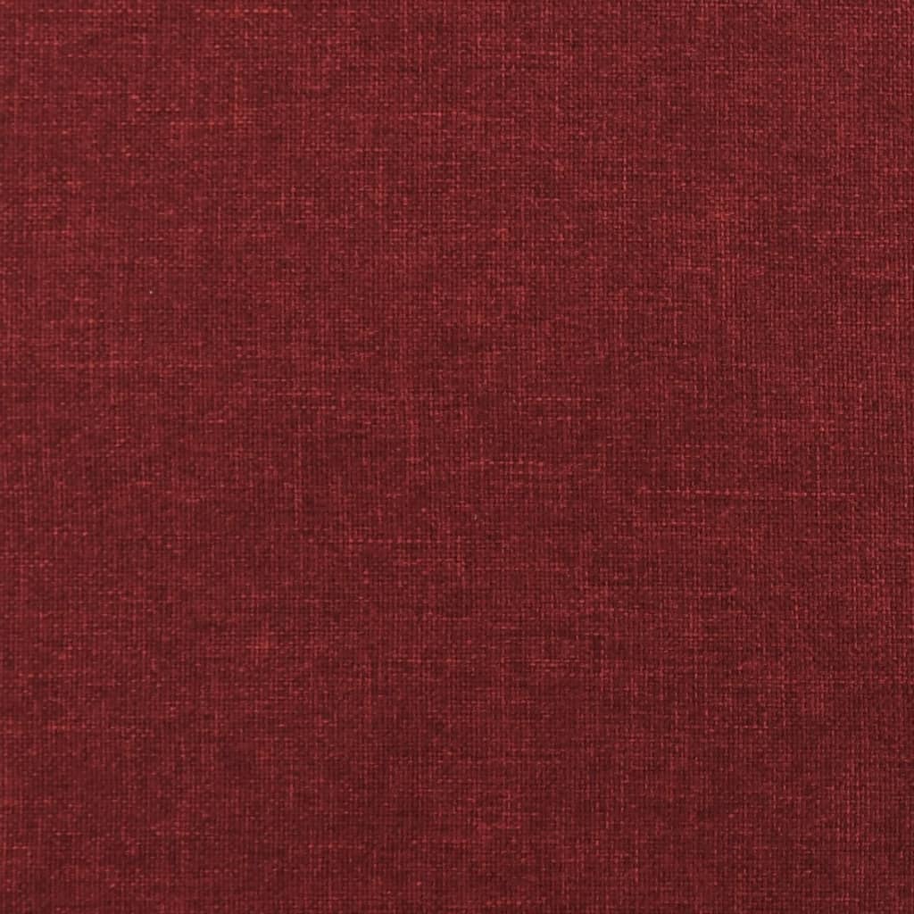 Bankje 100x35x41 cm stof wijnrood is nu te koop bij PeponiXL, paradijselijk wonen!