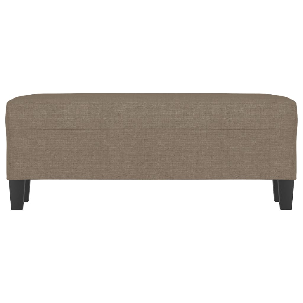 Bankje 100x35x41 cm stof taupe is nu te koop bij PeponiXL, paradijselijk wonen!