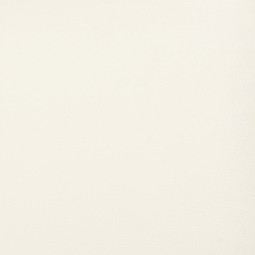 Bankje 100x35x41 cm kunstleer crèmekleurig is nu te koop bij PeponiXL, paradijselijk wonen!