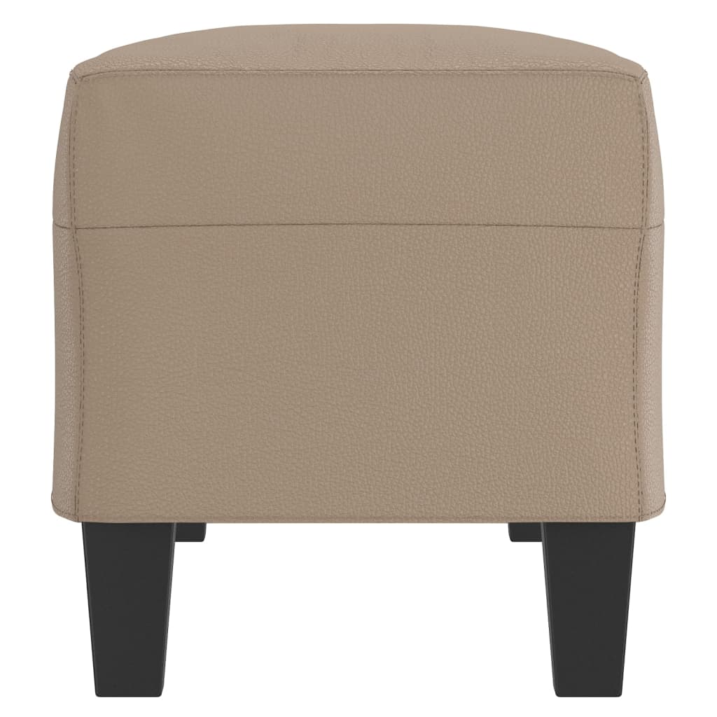 Bankje 100x35x41 cm kunstleer cappuccinokleurig is nu te koop bij PeponiXL, paradijselijk wonen!