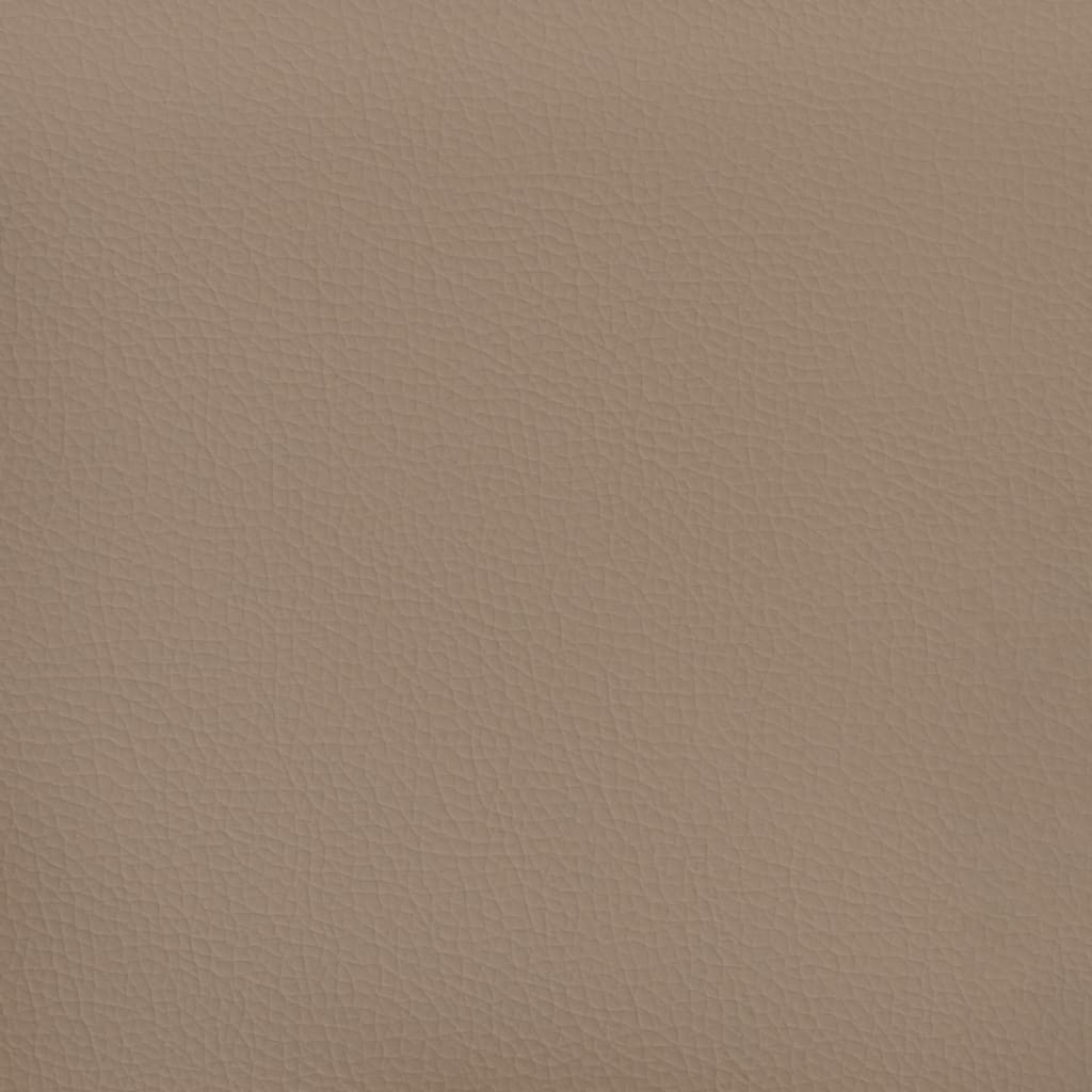 Bankje 100x35x41 cm kunstleer cappuccinokleurig is nu te koop bij PeponiXL, paradijselijk wonen!