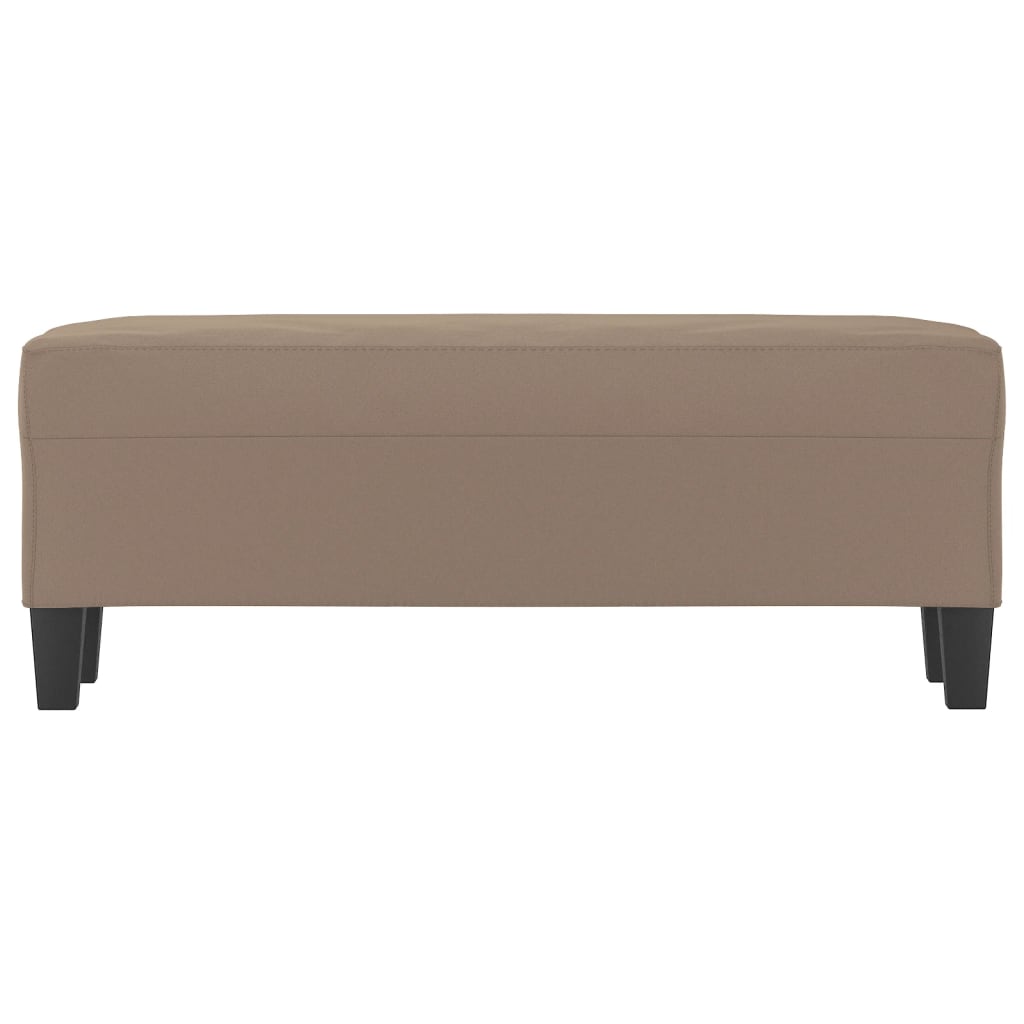 Bankje 100x35x41 cm microvezelstof taupe is nu te koop bij PeponiXL, paradijselijk wonen!