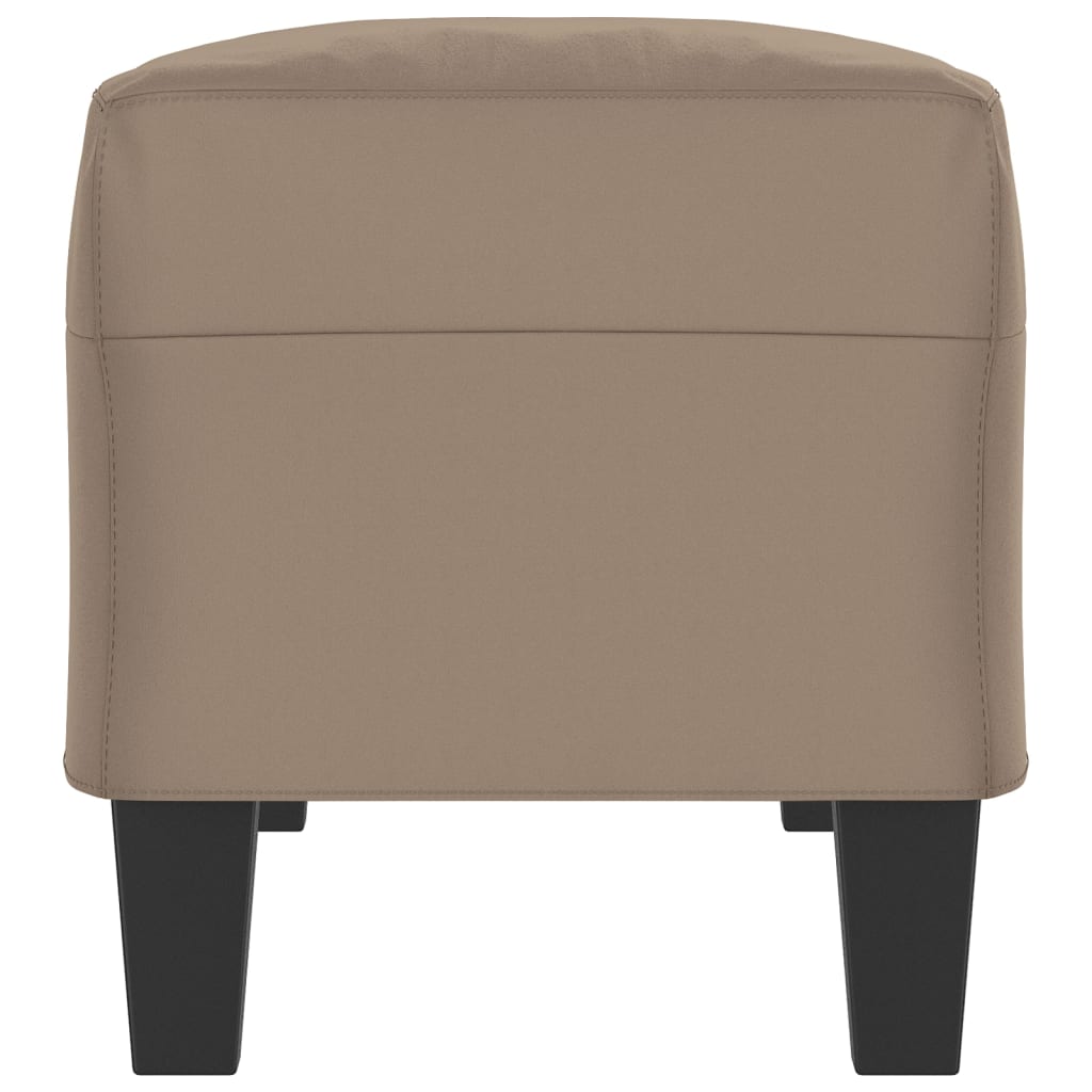 Bankje 100x35x41 cm microvezelstof taupe is nu te koop bij PeponiXL, paradijselijk wonen!