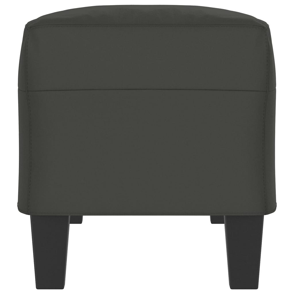 Bankje 100x35x41 cm microvezelstof donkergrijs is nu te koop bij PeponiXL, paradijselijk wonen!