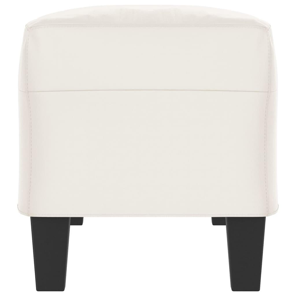 Bankje 100x35x41 cm microvezelstof beige is nu te koop bij PeponiXL, paradijselijk wonen!