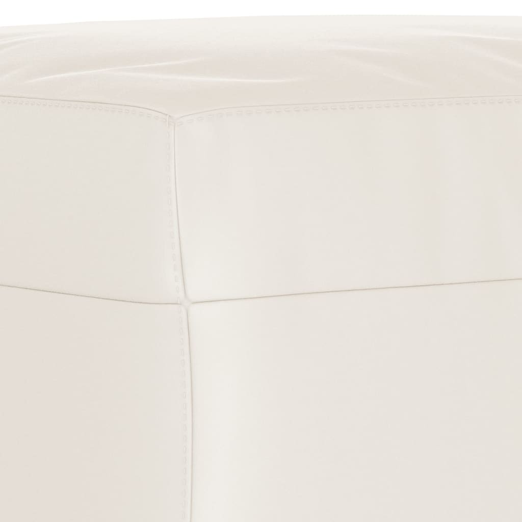 Bankje 100x35x41 cm microvezelstof beige is nu te koop bij PeponiXL, paradijselijk wonen!