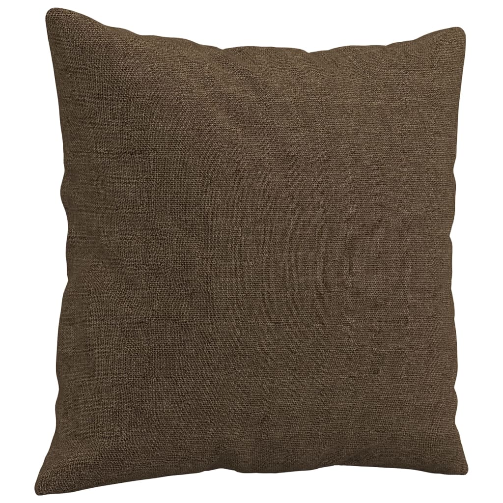 Sierkussens 2 st 40x40 cm stof bruin is nu te koop bij PeponiXL, paradijselijk wonen!