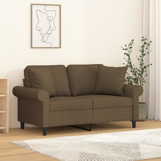 Sierkussens 2 st 40x40 cm stof bruin is nu te koop bij PeponiXL, paradijselijk wonen!