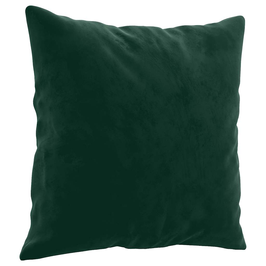 Sierkussens 2 st 40x40 cm fluweel donkergroen is nu te koop bij PeponiXL, paradijselijk wonen!