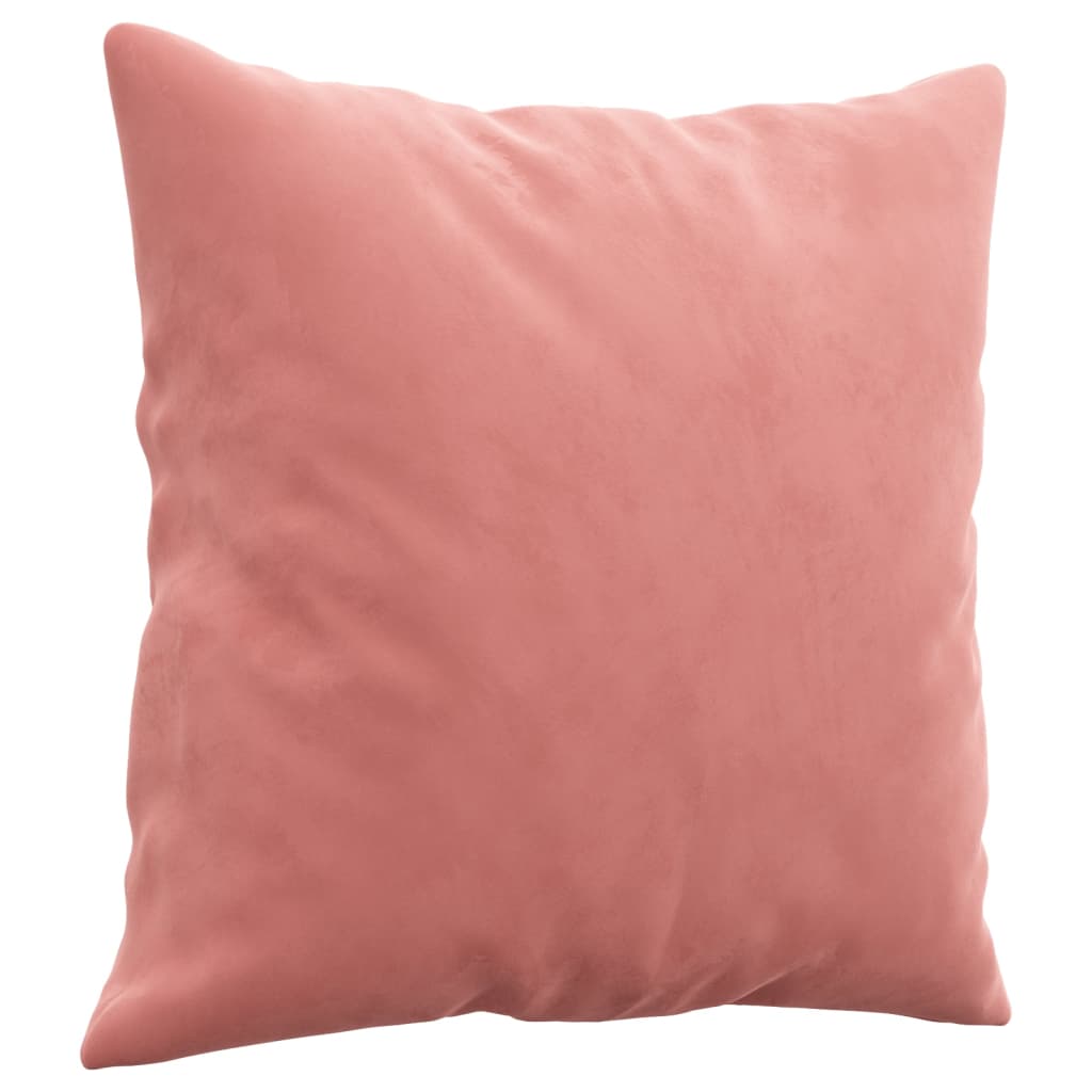 Sierkussens 2 st 40x40 cm fluweel roze is nu te koop bij PeponiXL, paradijselijk wonen!
