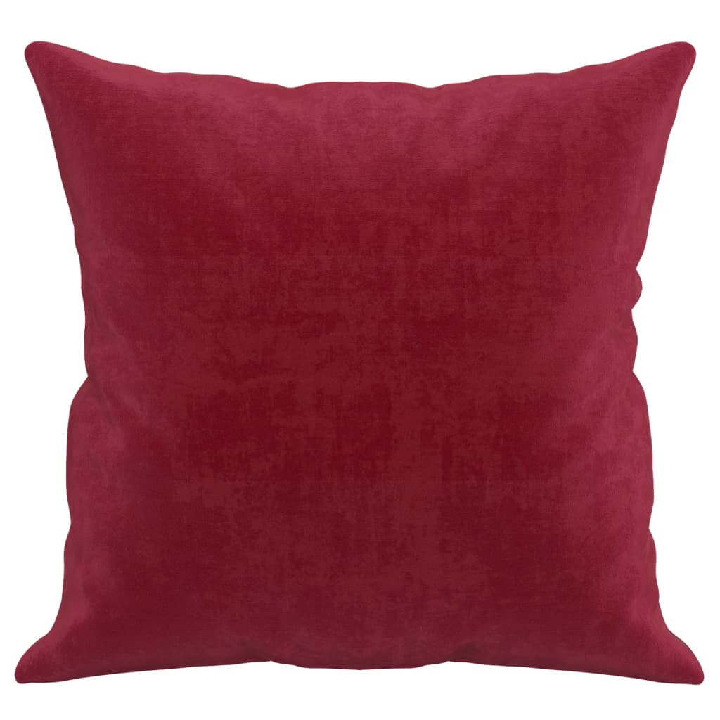 Sierkussens 2 st 40x40 cm fluweel wijnrood is nu te koop bij PeponiXL, paradijselijk wonen!