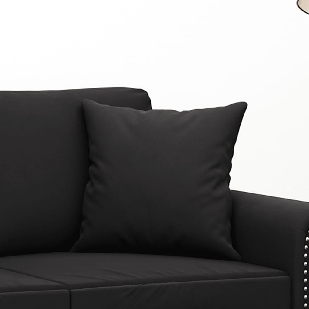 Sierkussens 2 st 40x40 cm fluweel zwart is nu te koop bij PeponiXL, paradijselijk wonen!