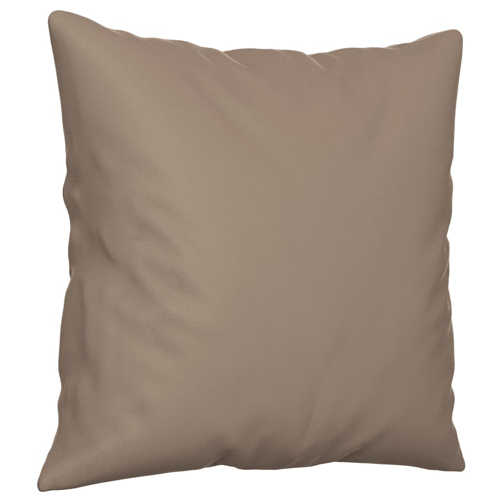 Sierkussens 2 st 40x40 cm microvezelstof taupe is nu te koop bij PeponiXL, paradijselijk wonen!