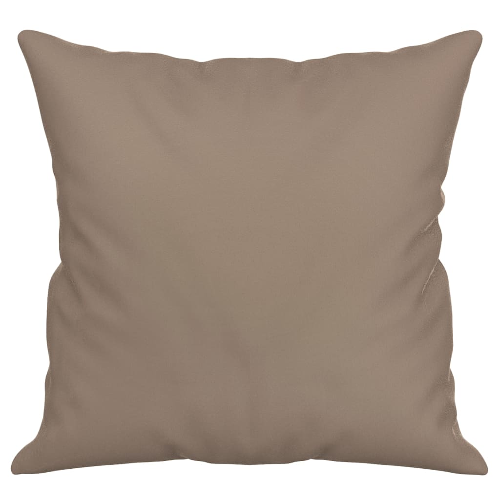 Sierkussens 2 st 40x40 cm microvezelstof taupe is nu te koop bij PeponiXL, paradijselijk wonen!