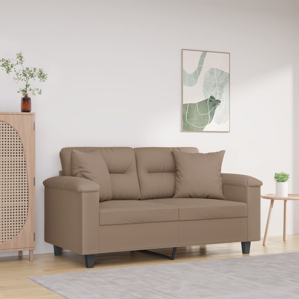 Sierkussens 2 st 40x40 cm microvezelstof taupe is nu te koop bij PeponiXL, paradijselijk wonen!