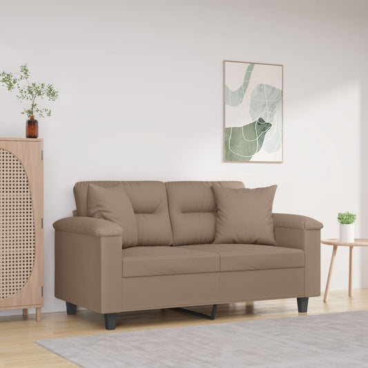 Sierkussens 2 st 40x40 cm microvezelstof taupe is nu te koop bij PeponiXL, paradijselijk wonen!
