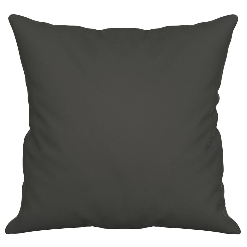 Sierkussens 2 st 40x40 cm microvezelstof donkergrijs is nu te koop bij PeponiXL, paradijselijk wonen!