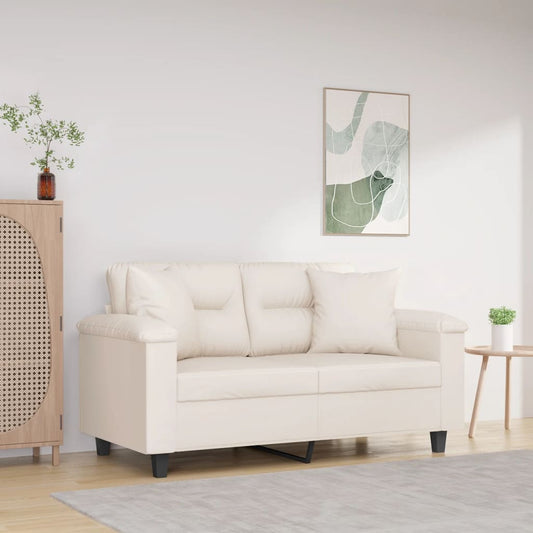 Sierkussens 2 st 40x40 cm microvezelstof beige is nu te koop bij PeponiXL, paradijselijk wonen!