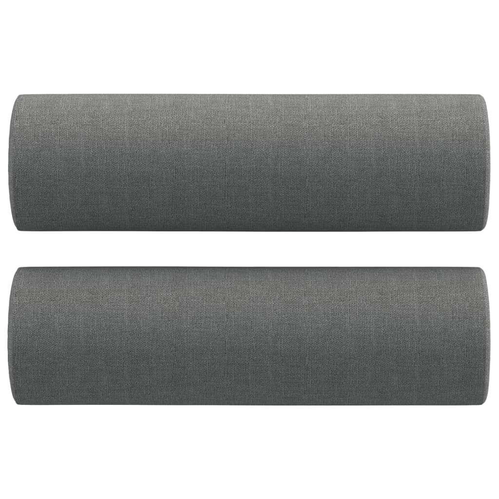Sierkussens 2 st 15x50 cm stof donkergrijs is nu te koop bij PeponiXL, paradijselijk wonen!