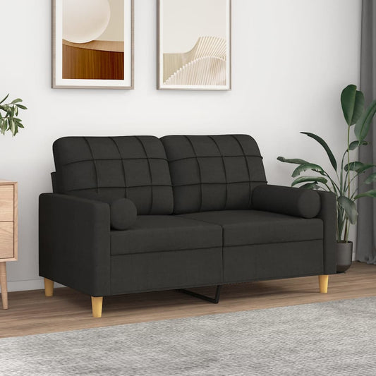 Sierkussens 2 st 15x50 cm stof zwart is nu te koop bij PeponiXL, paradijselijk wonen!