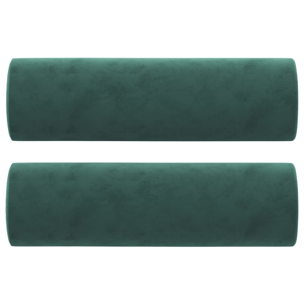 Sierkussens 2 st 15x50 cm fluweel donkergroen is nu te koop bij PeponiXL, paradijselijk wonen!