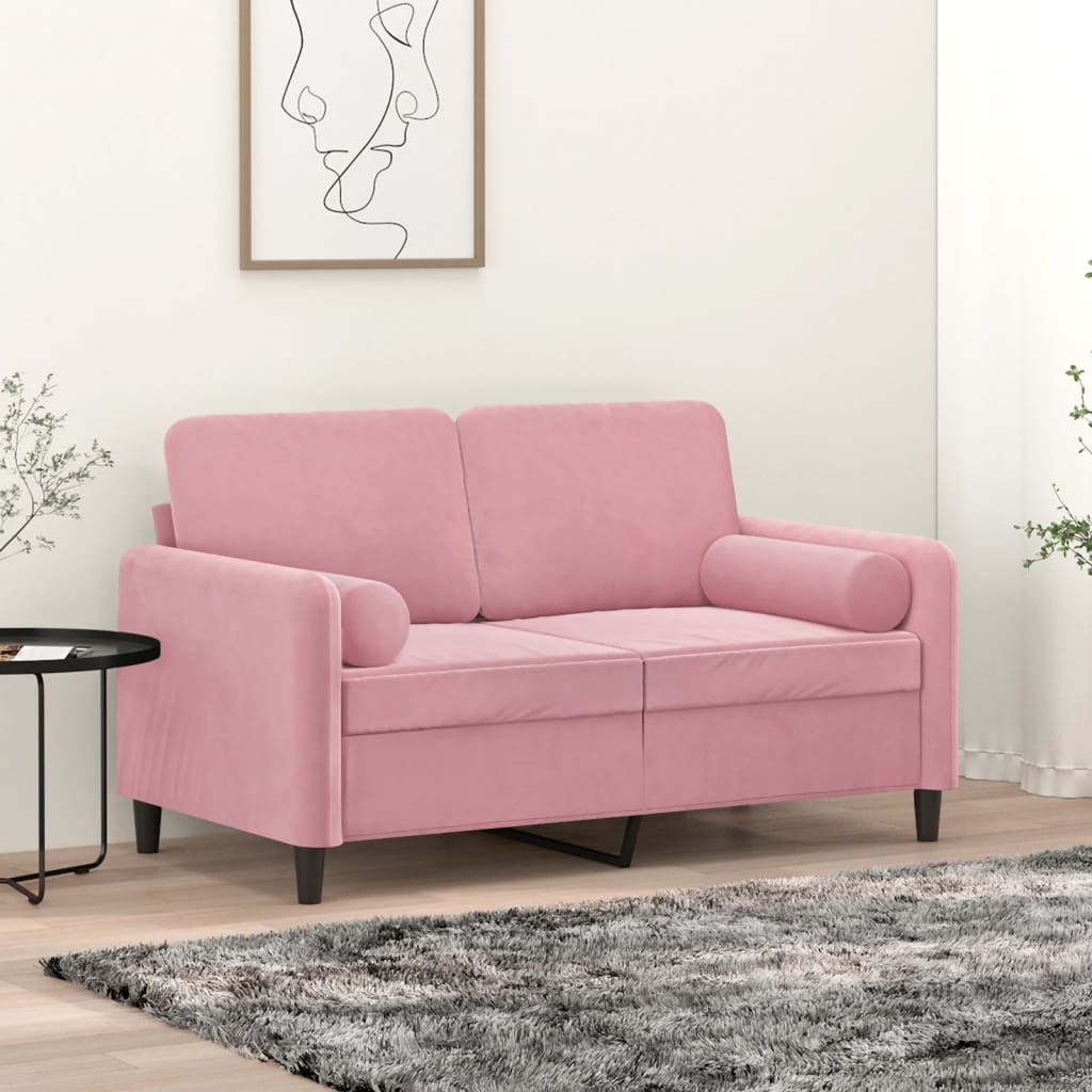 Sierkussens 2 st 15x50 cm fluweel roze is nu te koop bij PeponiXL, paradijselijk wonen!