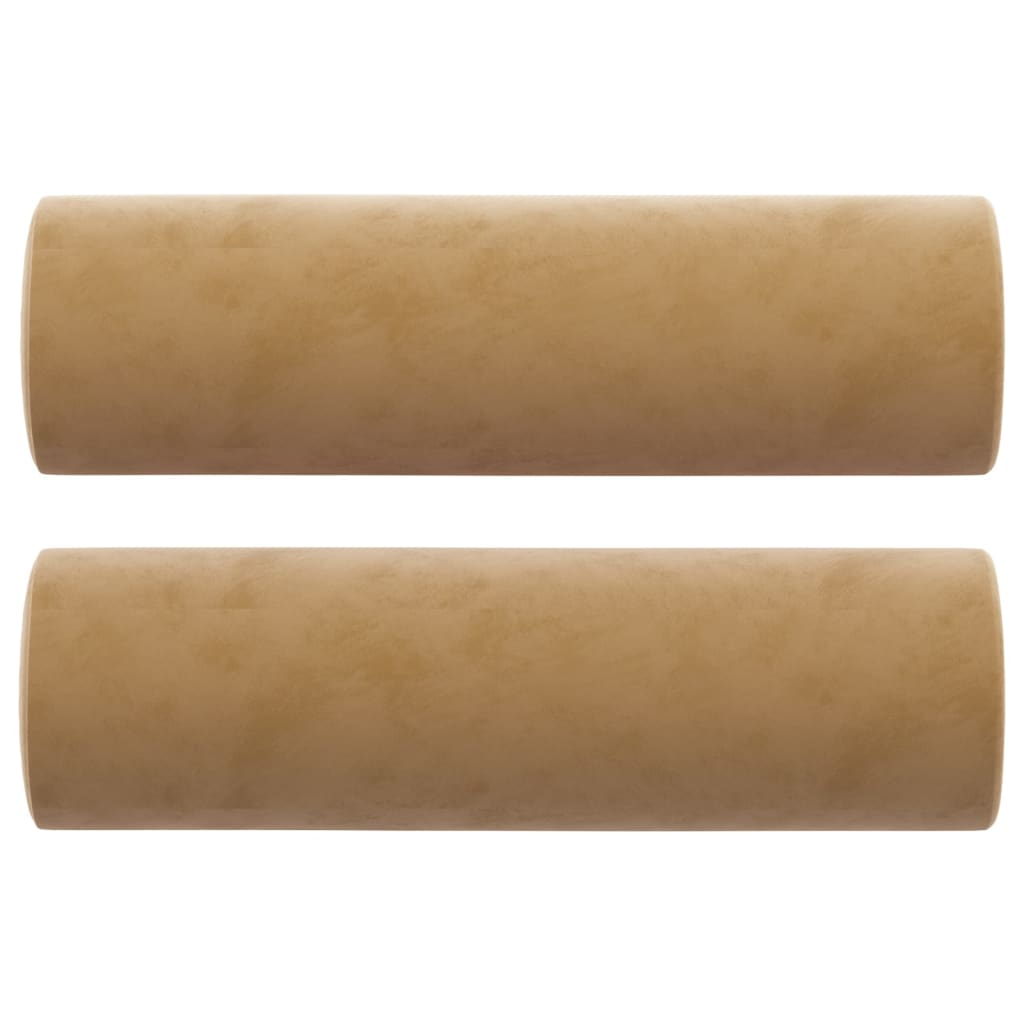 Sierkussens 2 st 15x50 cm fluweel bruin is nu te koop bij PeponiXL, paradijselijk wonen!