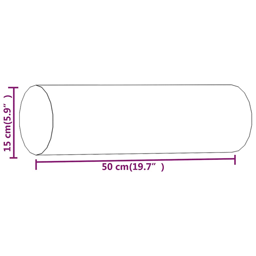 Sierkussens 2 st 15x50 cm fluweel crèmekleurig is nu te koop bij PeponiXL, paradijselijk wonen!