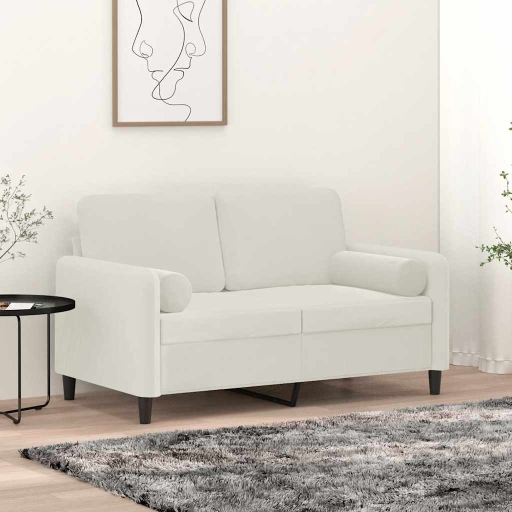 Sierkussens 2 st 15x50 cm fluweel crèmekleurig is nu te koop bij PeponiXL, paradijselijk wonen!