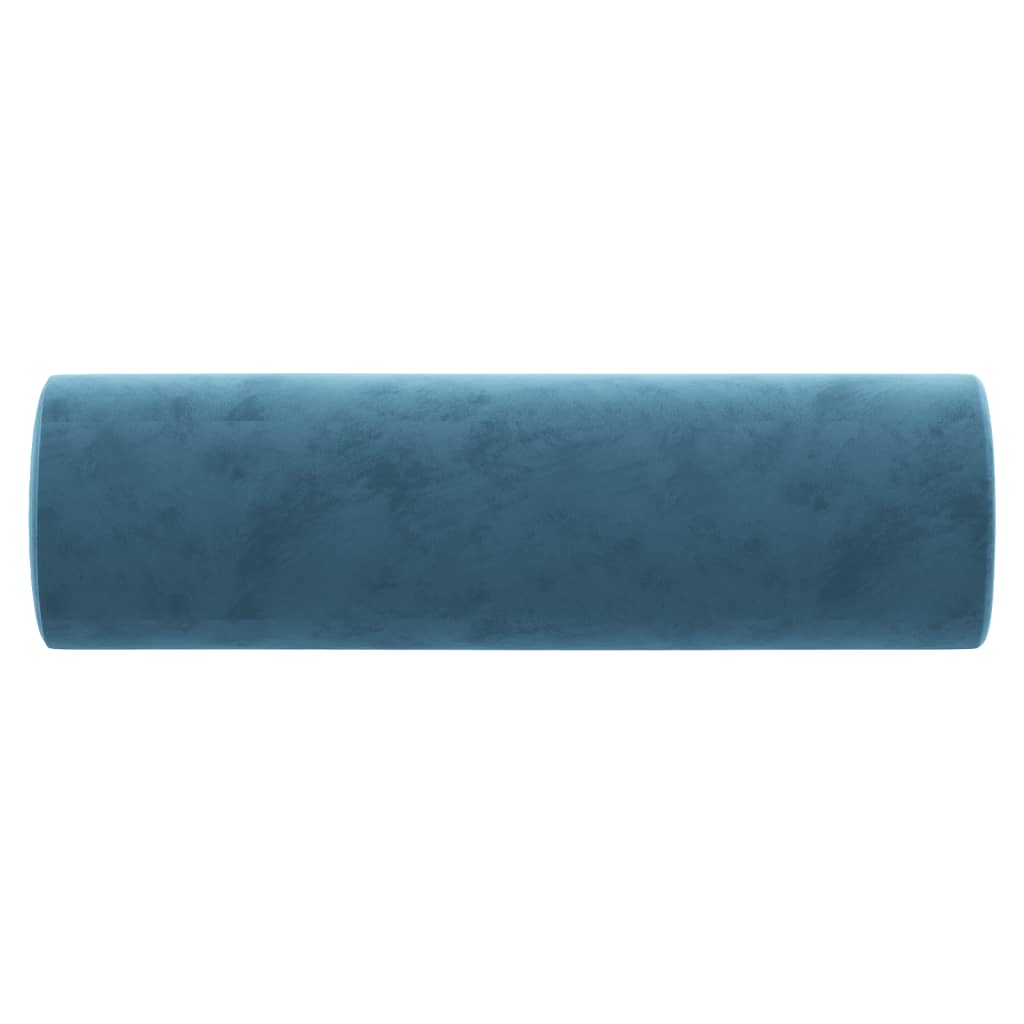 Sierkussens 2 st 15x50 cm fluweel blauw is nu te koop bij PeponiXL, paradijselijk wonen!