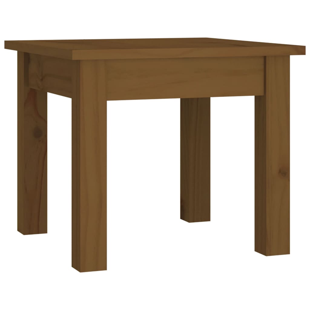 Salontafel 35x35x30 cm massief grenenhout honingbruin is nu te koop bij PeponiXL, paradijselijk wonen!