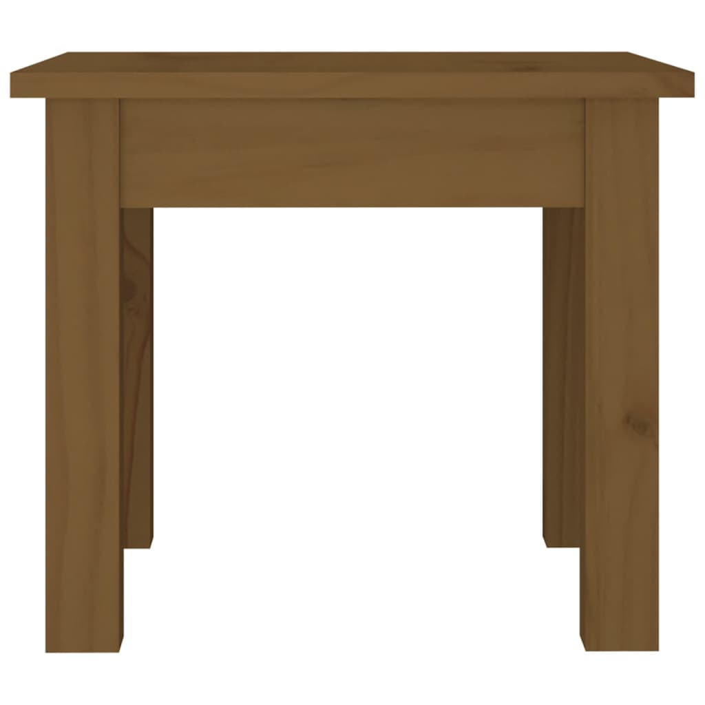 Salontafel 35x35x30 cm massief grenenhout honingbruin is nu te koop bij PeponiXL, paradijselijk wonen!