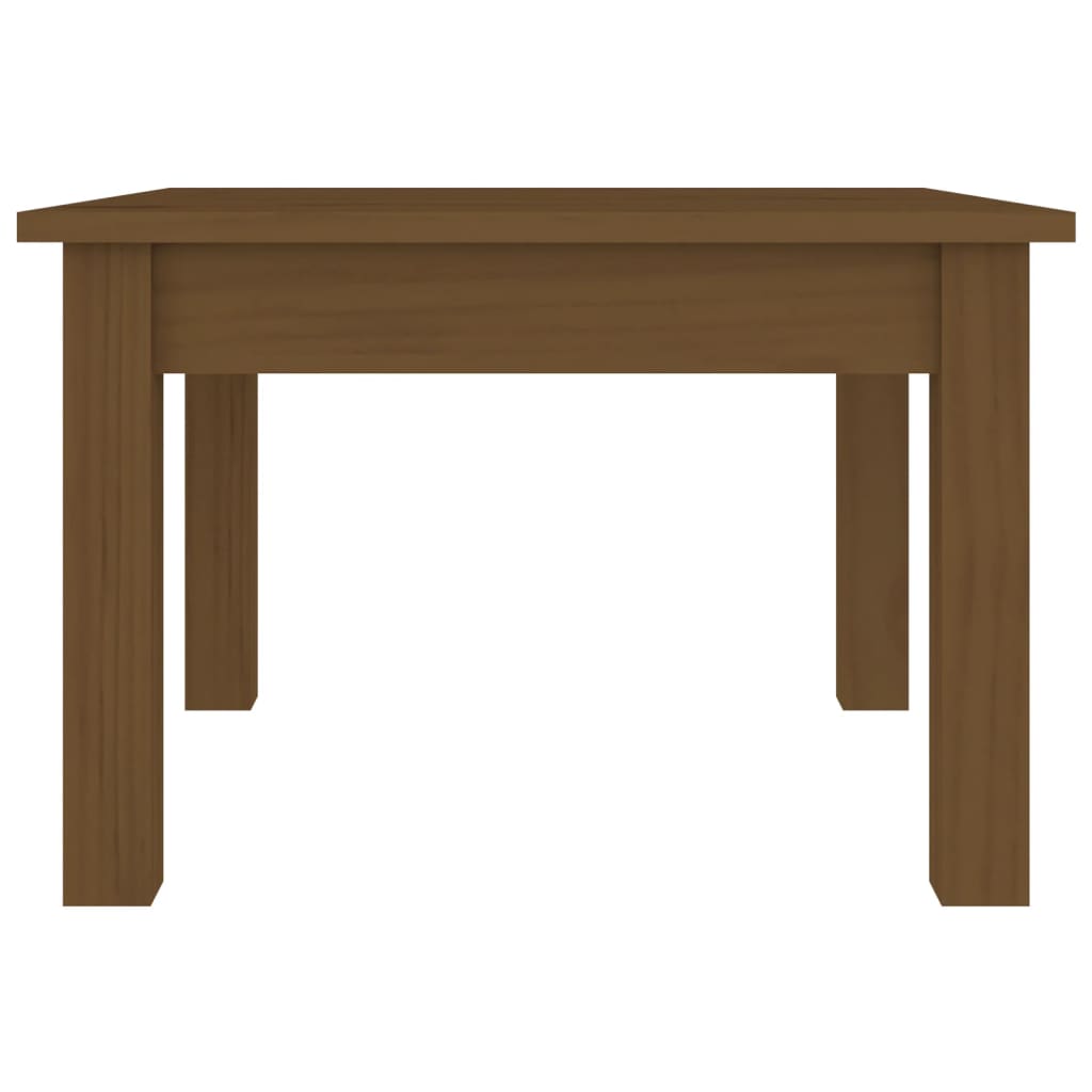 Salontafel 45x45x30 cm massief grenenhout honingbruin is nu te koop bij PeponiXL, paradijselijk wonen!