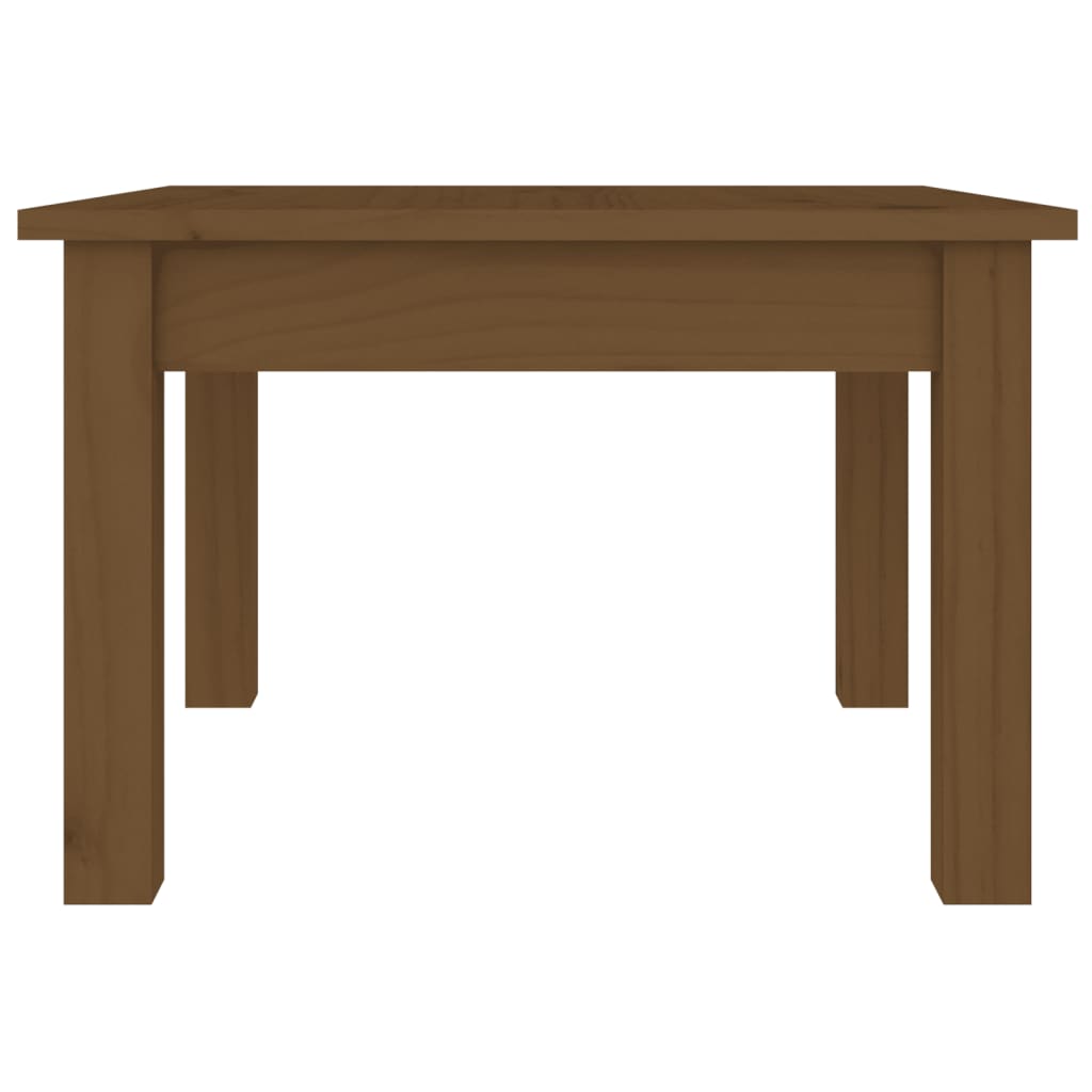 Salontafel 45x45x30 cm massief grenenhout honingbruin is nu te koop bij PeponiXL, paradijselijk wonen!