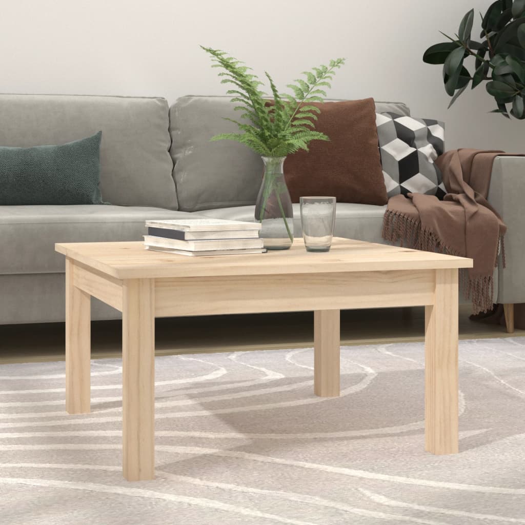 Salontafel 55x55x30 cm massief grenenhout is nu te koop bij PeponiXL, paradijselijk wonen!