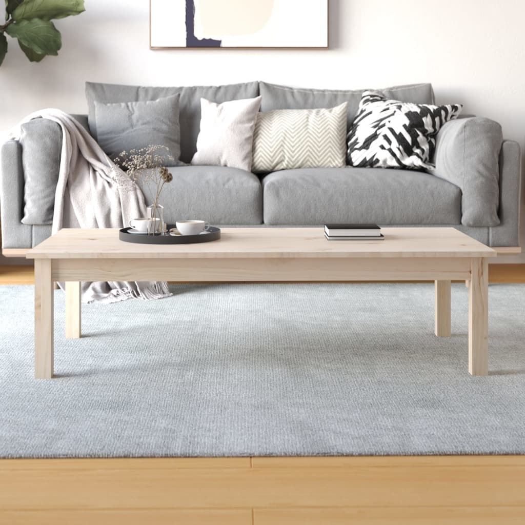 Salontafel 110x50x30 cm massief grenenhout is nu te koop bij PeponiXL, paradijselijk wonen!