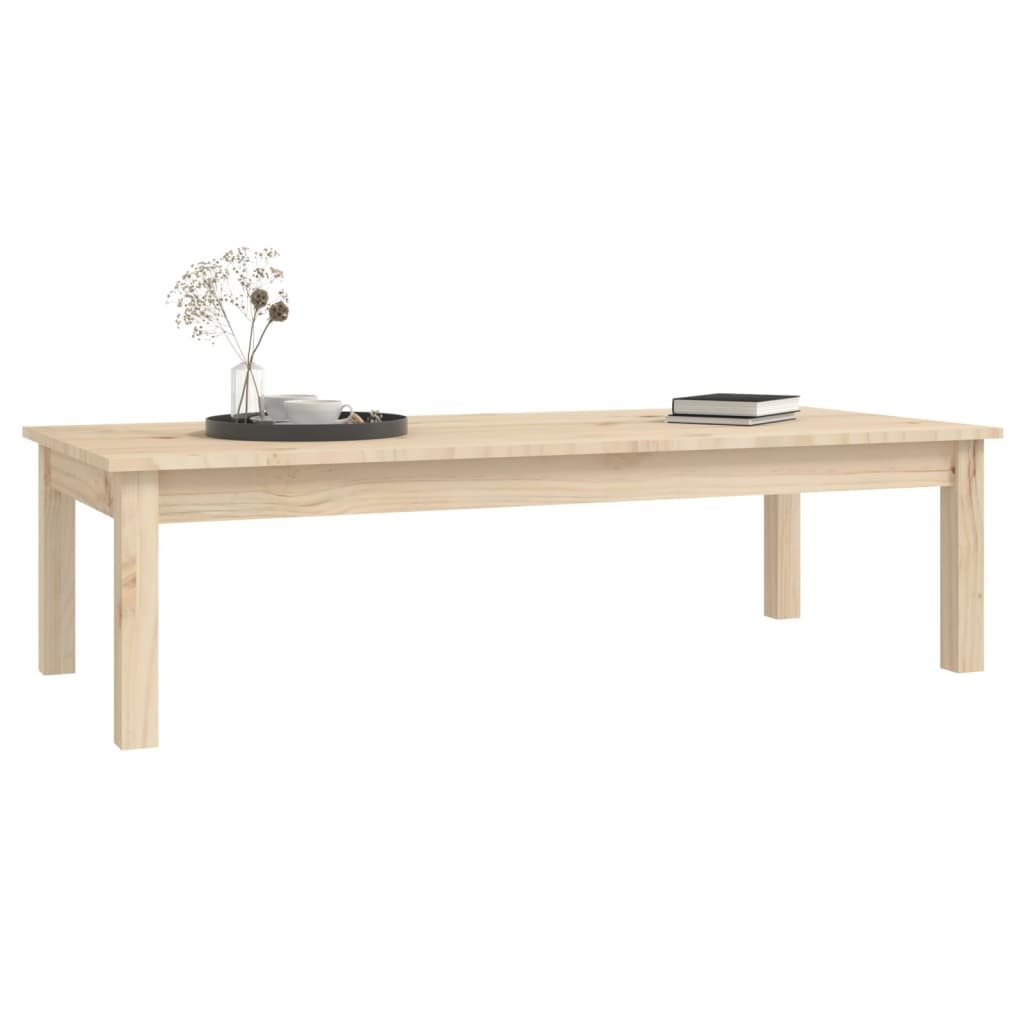 Salontafel 110x50x30 cm massief grenenhout is nu te koop bij PeponiXL, paradijselijk wonen!