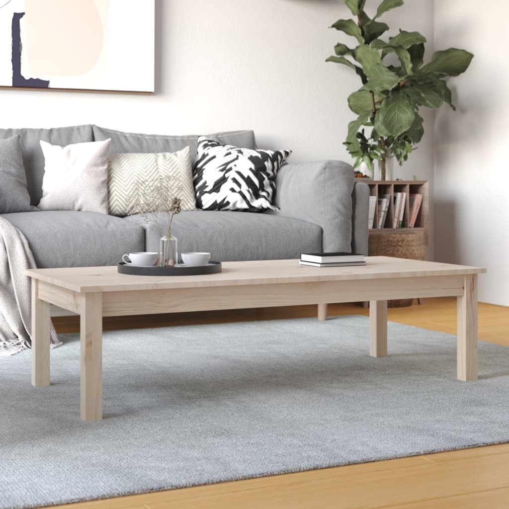 Salontafel 110x50x30 cm massief grenenhout is nu te koop bij PeponiXL, paradijselijk wonen!