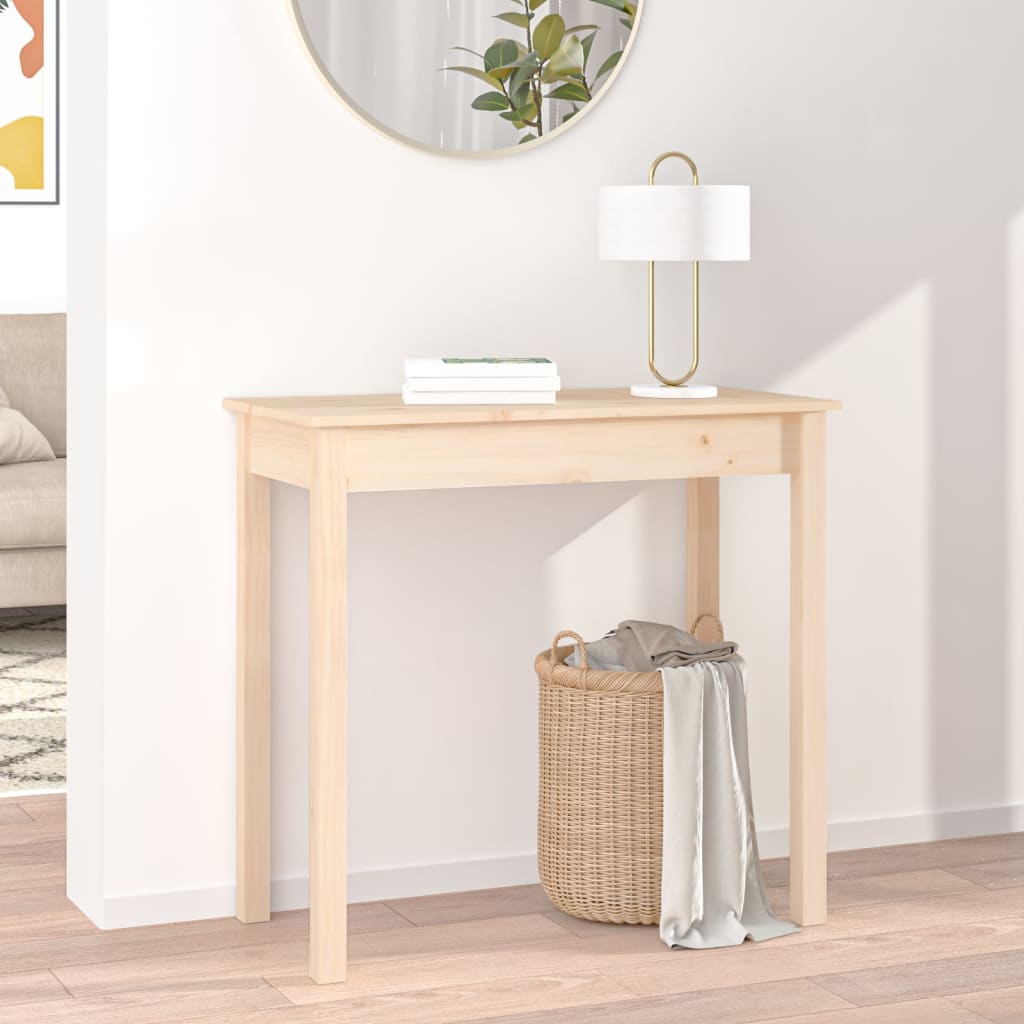 Wandtafel 80x40x75 cm massief grenenhout is nu te koop bij PeponiXL, paradijselijk wonen!