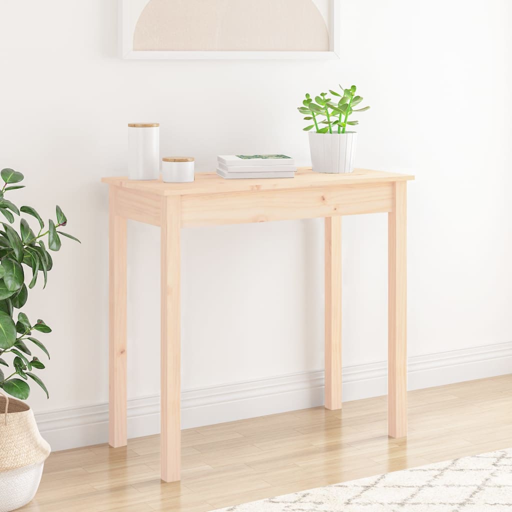 Wandtafel 80x40x75 cm massief grenenhout is nu te koop bij PeponiXL, paradijselijk wonen!